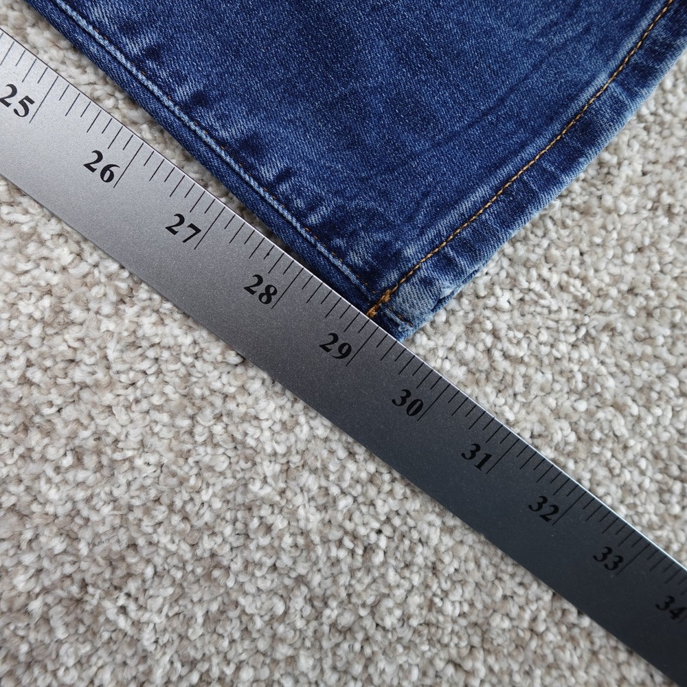 Tommy Hilfiger Denim Women 14 Straight Leg Jeans Blue Striped Waistband Slimming - Picture 10 of 10